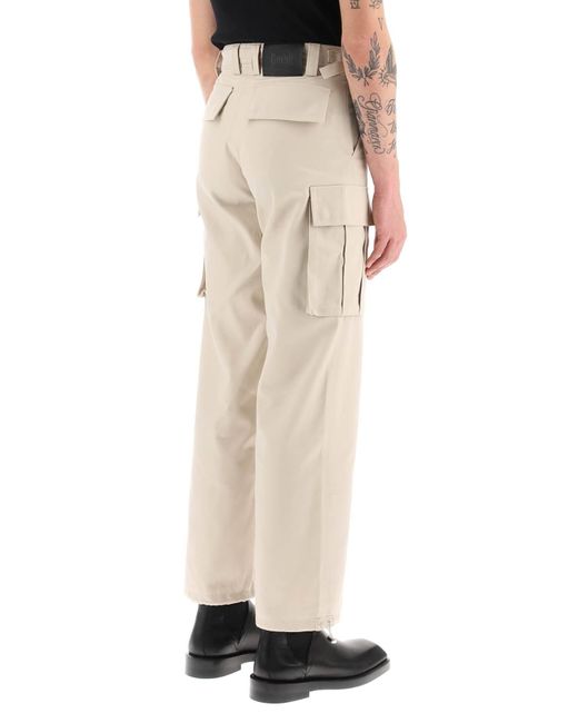 GmbH Natural Double Zip Cargo Pants for men