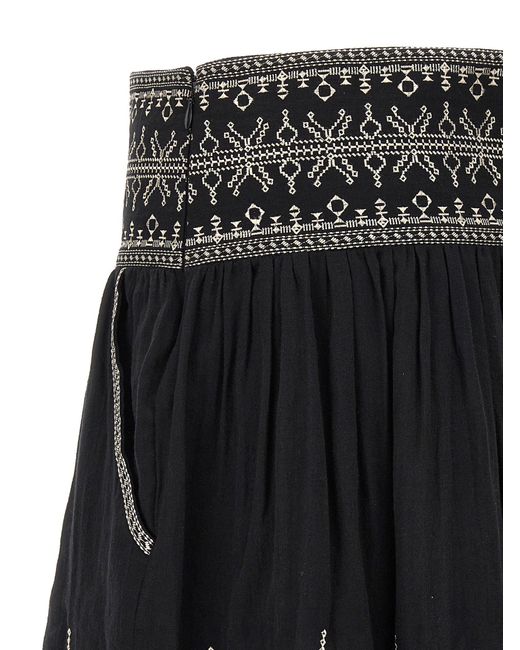 Isabel Marant Black 'Picadilia' Skirt