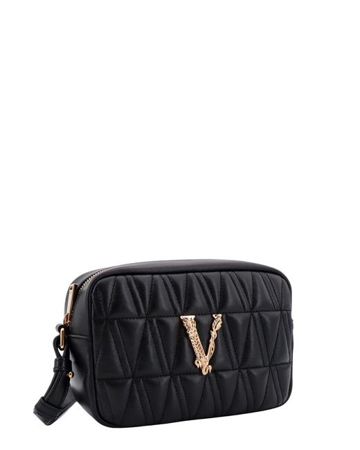 Borsa a Tracolla Virtus di Versace in Black