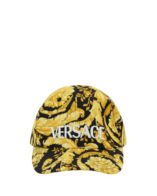 Versace Yellow Cappello Da Baseball for men