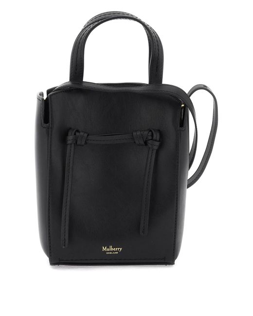 Mulberry Black Mini Clovelly Tote Bag