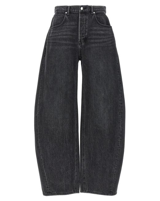 Alexander Wang Blue 'Oversized Rounded' Jeans