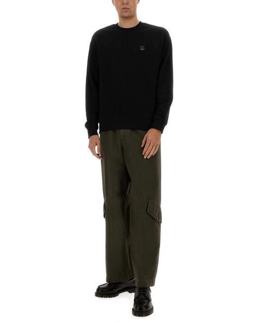 Maison Kitsuné Black Fox Head" Sweatshirt for men