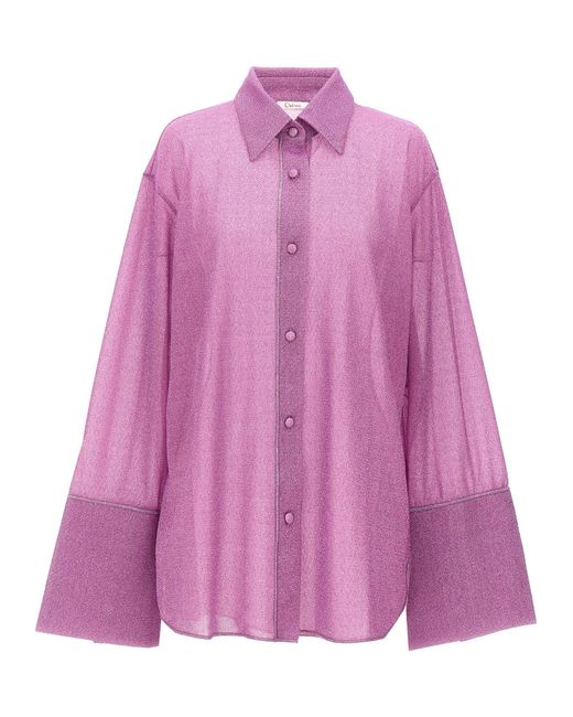 Lumiere Camicie Viola di Oseree in Purple