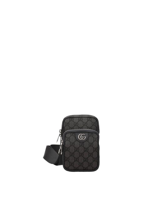 Gucci Crossbody Bag Ophidia Fabric in Black for Men Lyst