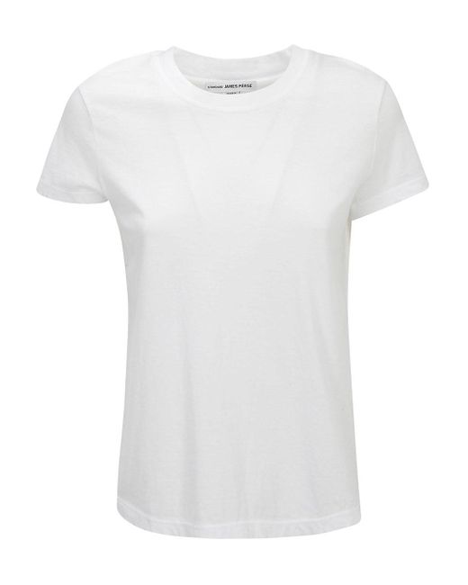 T-Shirt Vintage di James Perse in White