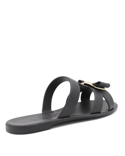 Flat Shoes Blacks And Greys-Donna di Ferragamo