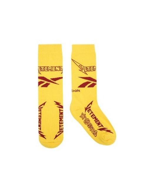 Vetements Yellow Socks