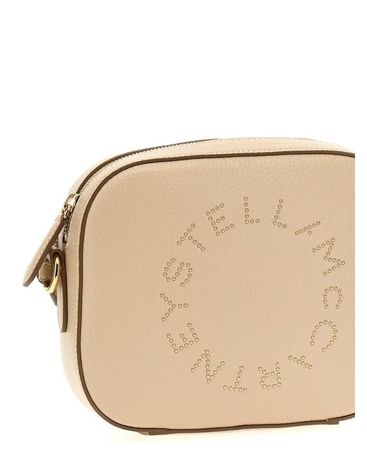 Stella McCartney Natural 'Mini Camera Bag' Crossbody Bag