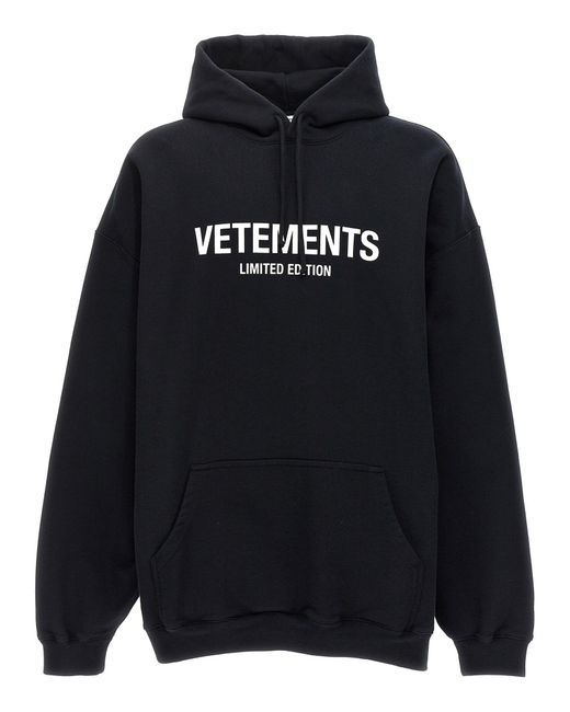 Vetements Blue 'Limited Edition Logo' Hoodie