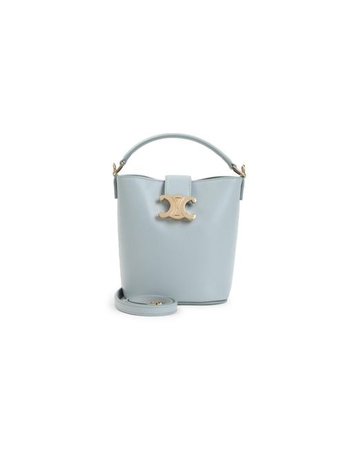 Celine Mini Bucket Bag Louise in Blue | Lyst