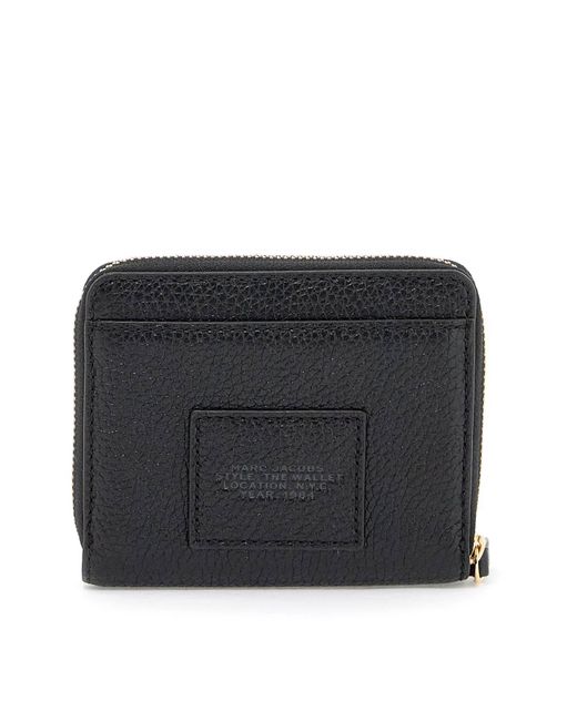 Portafoglio 'The Leather Mini Compact Wallet' di Marc Jacobs in Black