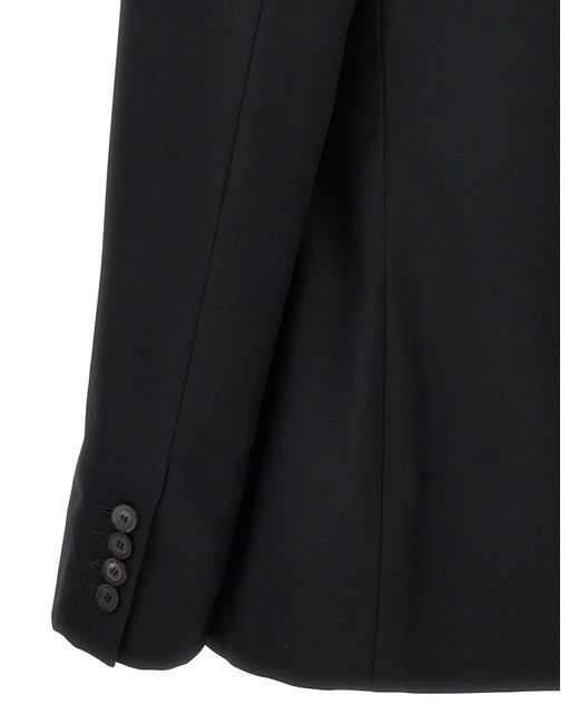 Balenciaga Black Waisted Sb Blazer And Suits