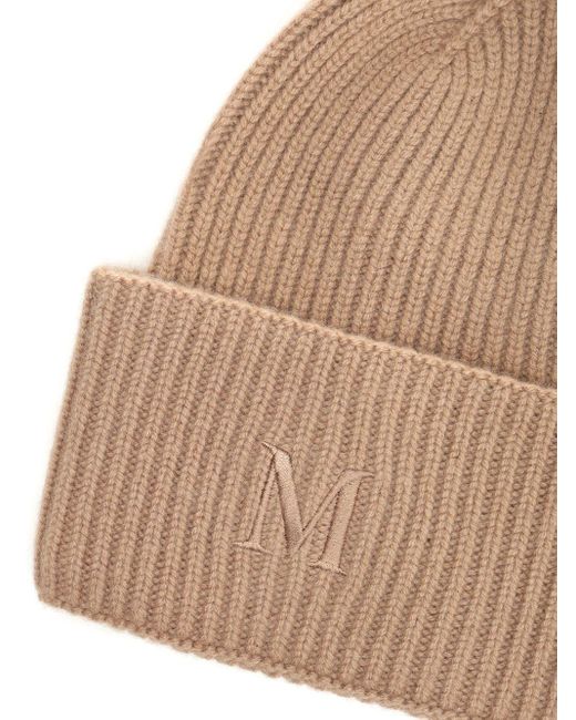 Cashmere Hat Cappelli-Donna di Max Mara in Natural