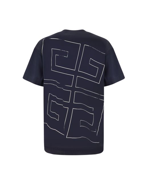 T-Shirt di Givenchy in Blue da Uomo