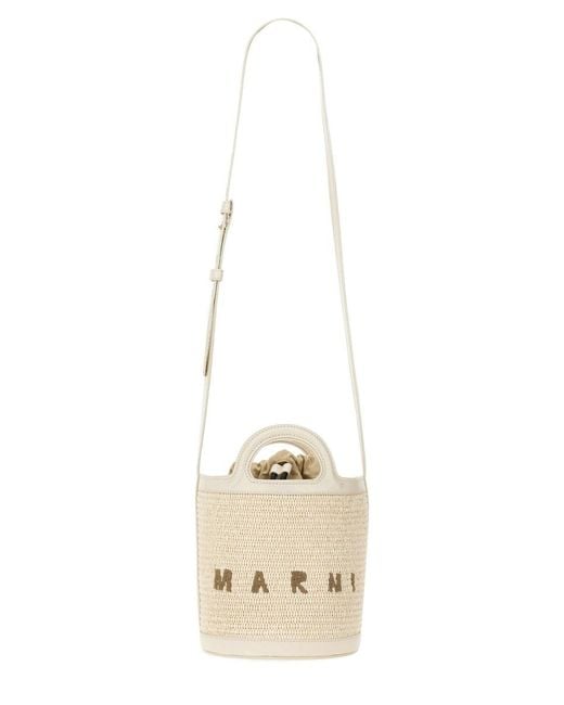 Micro "Tropicalia" Bag-Donna di Marni in Natural