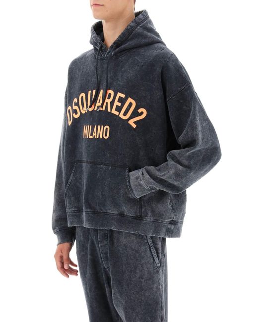 DSquared² Blue Hercalina Fit Sweatshirt for men