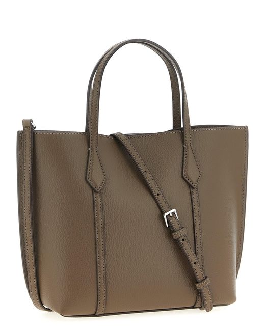 Tory Burch Brown Perry Tote Bag Gray