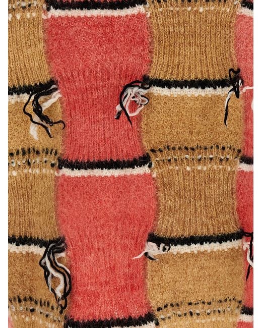 Marni Red Fringed Sweater Sweater, Cardigans for men