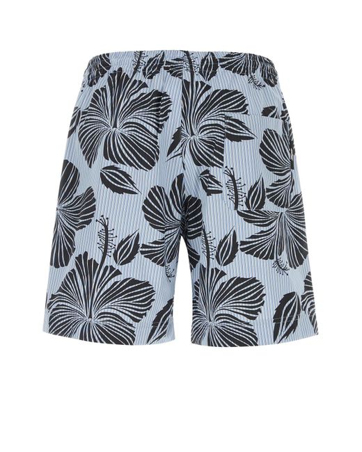 MSGM Blue Bermuda for men
