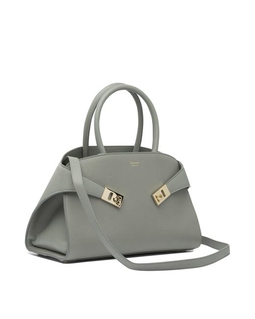 Handbags-Donna di Ferragamo in Gray