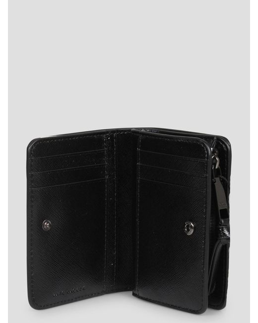Marc Jacobs Black The Utility Snapshot Dtm Mini Compact Wallet