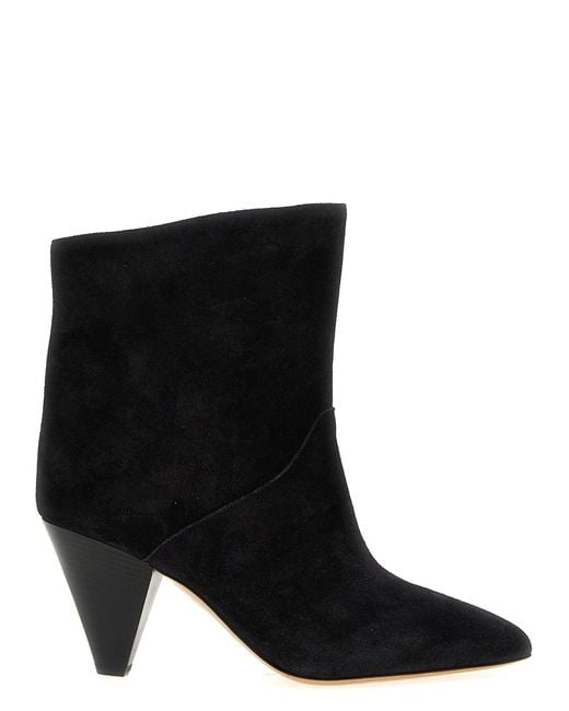 Isabel Marant Black 'Loline' Ankle Boots
