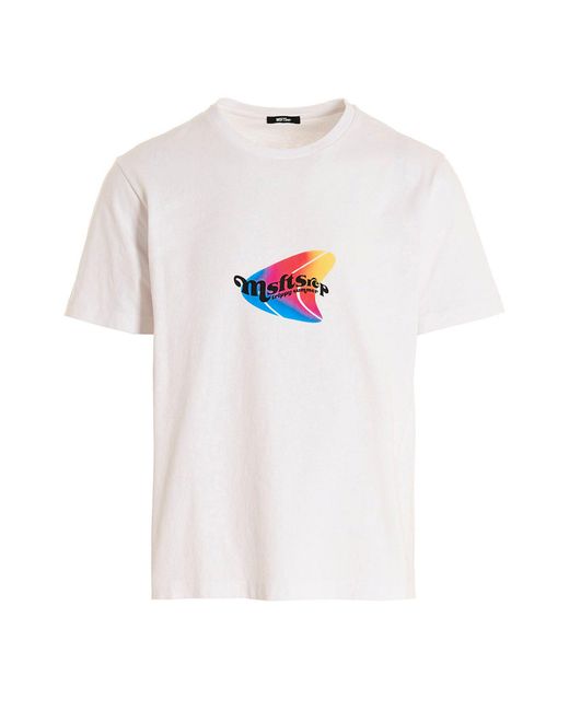 Msftsrep White Logo T-shirt for men