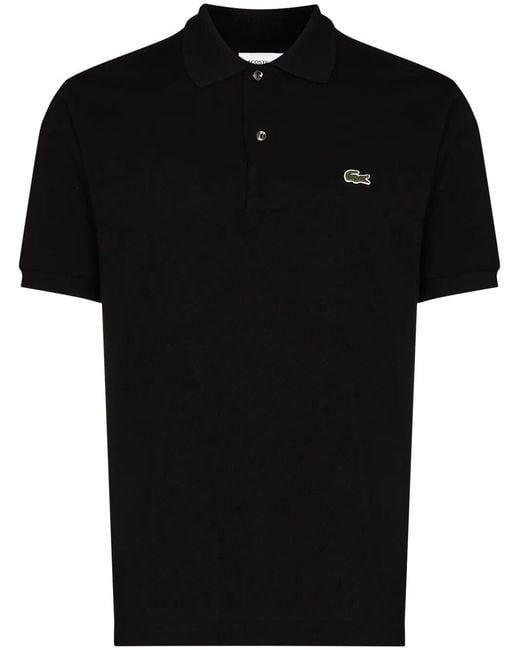 Lacoste Black Classic Fit Original L.12.12 Polo for men