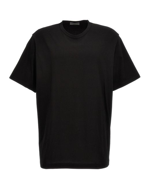 Yohji Yamamoto Black Crew-Neck T-Shirt for men
