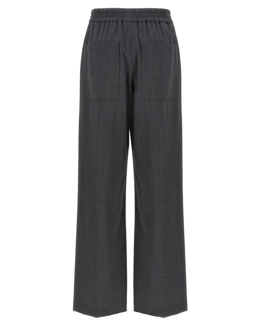 Brunello Cucinelli Gray Wool Pants