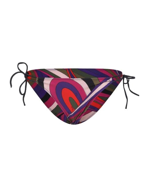 Emilio Pucci Purple Swimwear