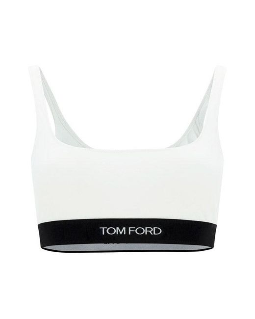 Tom Ford White Modal Signature Bralette