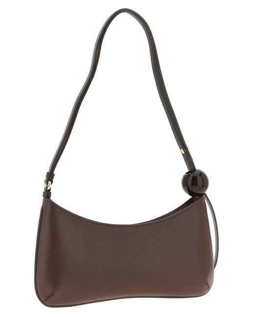 Borsa A Spalla 'Le Bisou Perle' di Jacquemus in Brown