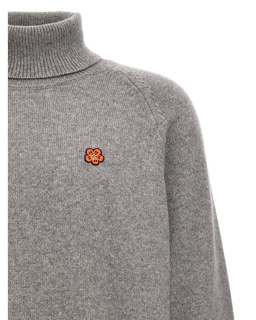 KENZO Gray 'Boke Flower' Sweater for men
