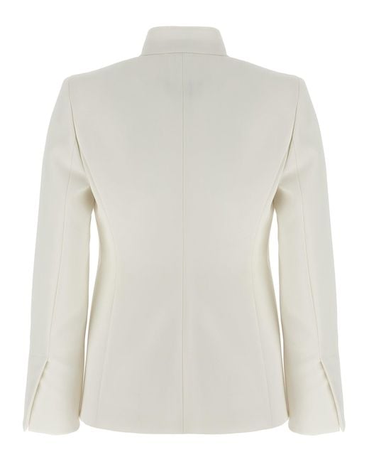 Max Mara White 'Ghiotto' Blazer