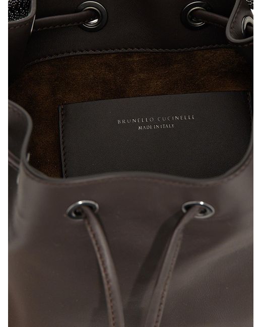Brunello Cucinelli Black 'Monile' Handbag