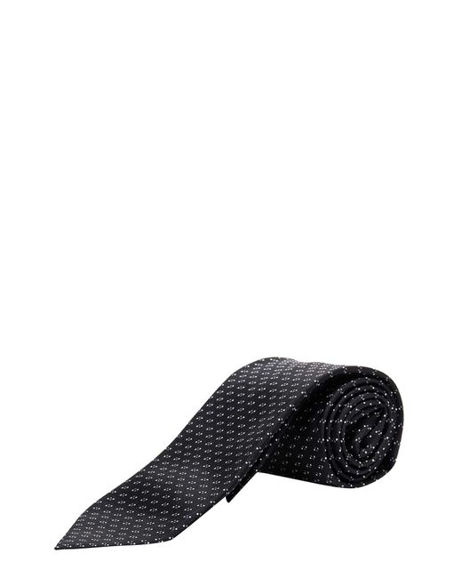 Nicky Black Silk Tie for men