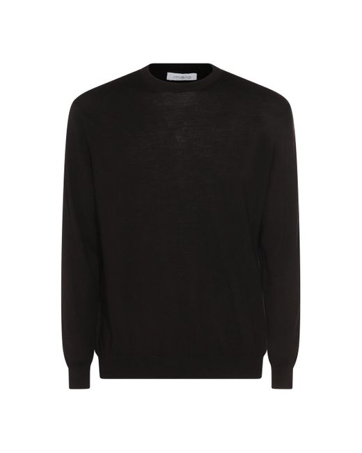 Malo Sweaters Blacks And Greys for men
