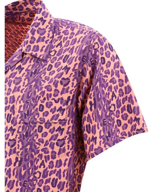 Human Made Pink "Leopard Aloha" Shirt for men
