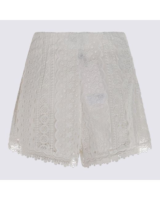 Charo Ruiz White Shorts