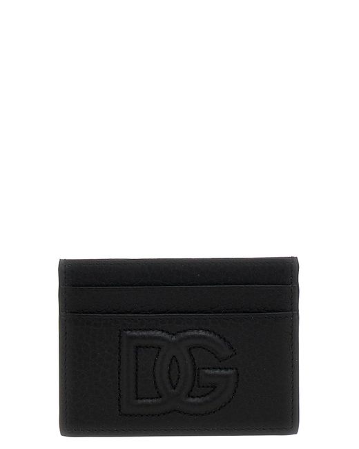 Dolce & Gabbana Black Logo Card Holder for men