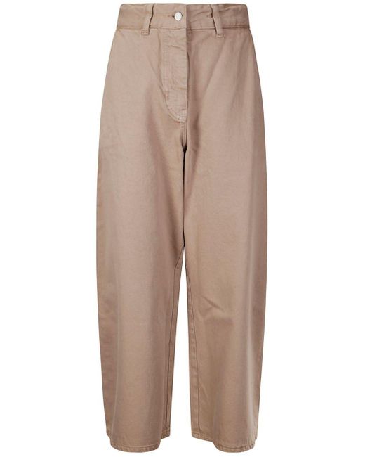 Studio Nicholson Natural Chalco Wide Leg Denim Jeans