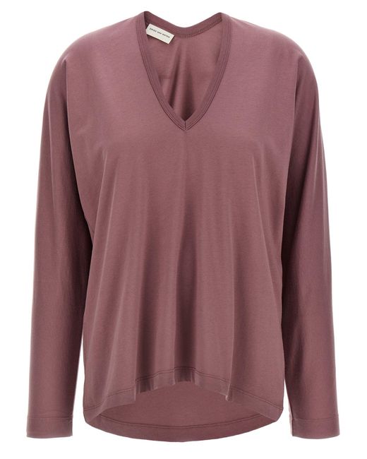 Dries Van Noten Pink 'Hena Bis' T-Shirt