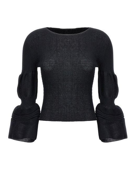Issey Miyake Black 'Assemblage Branch' Top