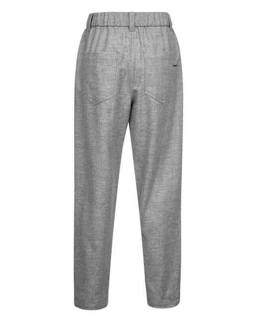 Brunello Cucinelli Gray Wool Trousers