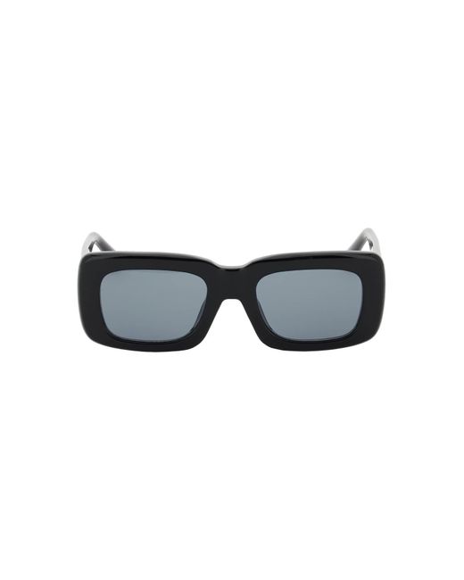 The Attico Black 'marfa' Sunglasses