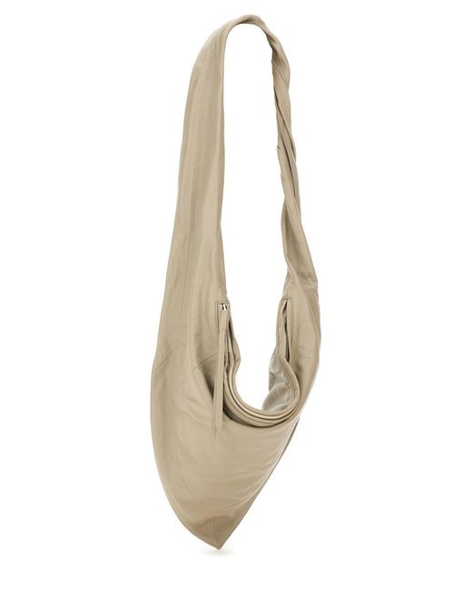 Lemaire White Small "scarf" Bag