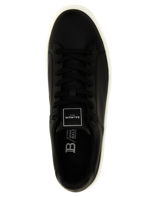 B-Court Sneakers Bianco di Balmain in Black da Uomo
