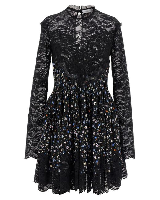 Rabanne Black Floral Lace Dress Dresses